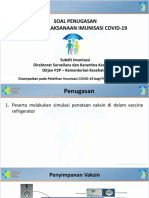 Soal Penugasan Pelaksanaan Imunisasi COVID-19 UPT Puskesmas Ulaweng