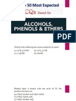 TOP50 MCQSon Alcoholsphenols Ethers