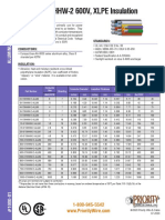 Aluminum XHHW-2 600V, XLPE Insulation: Application