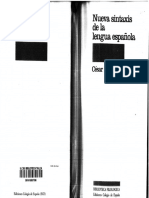 Nueva Sintaxis de La Lengua Espanola Cesar Hernandez Alonso