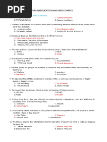 Drugs Education and Vice Control: C. Tetrahyrocannabinol