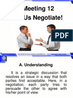 Meeting 12 Let Us Negotiate!