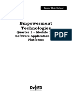 ADMSHS - Emp - Tech - Q1 - M1 - L2 - Software Application and Platforms