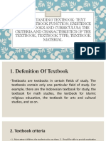 Understanding Textbooks: Functions, Criteria and Relationships to Curriculum