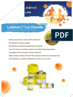 Lutetium (Lu) Chloride: Radiopharmaceutical Precursor, Solution
