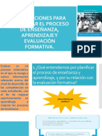 Orientaciones para Planificar El Proceso de Enseñanza