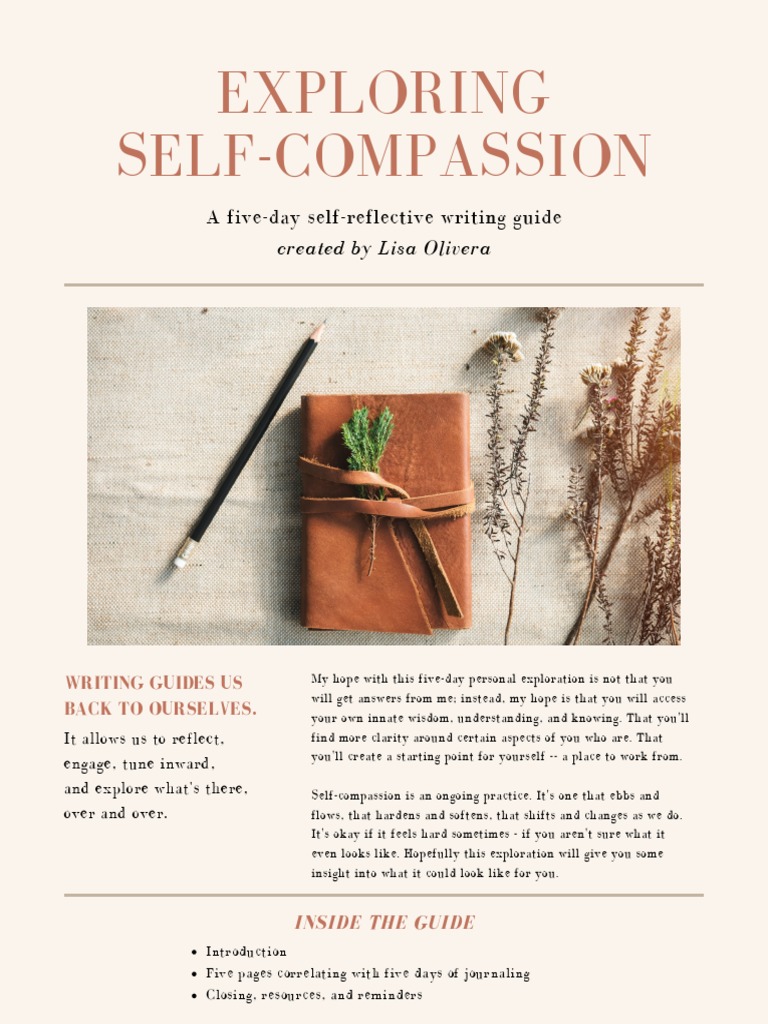 5-Day Self-Compassion Writing Guide | PDF | Curiosity | Mental Processes