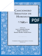 Cancionero de Sebastian de Horozco