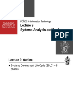FCT10010 Lec 9 Systems Analysis Design
