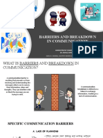 ADMIN - COM-Barrier and Breakdown in Communication