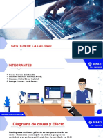 Diagrama causa efecto gestión calidad