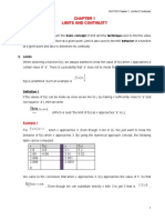 MAT183 Limits & Continuity