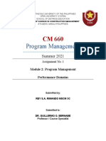 Program Management: Summer 2021