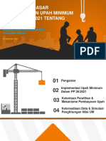 Perhitungan Upah Minimum - PP No - 36 - Tahun 2021