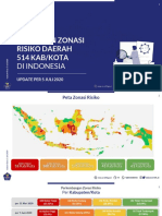 Update Zonasi Risiko Daerah - 7 Juli 2020 - Gugus Tugas