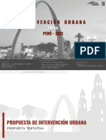 Propuesta de Intervención Urbana - Tacna