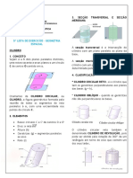 Geometria espacial: cilindros e cones