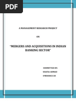 Download mergers and acquisitions in indian banking sector by Shafia Ahmad SN52893843 doc pdf