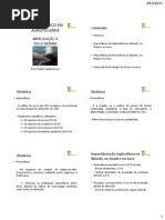 Aula 1 - Introdução à Piscicultura