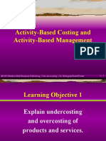 Activity-Based Costing and Activity-Based Management
