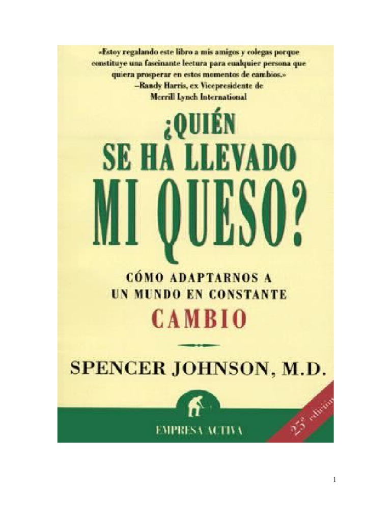 3219996SpencerJohnsonQuiensehallevadomiqueso