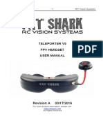Teleporter V5 FPV Headset User Manual: Fat Shark 1 RC Vision Systems