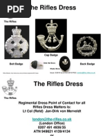 The Rifles Dress Regulations Guide | PDF | Uniforms | Military Uniforms