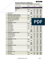 IUB Revised Fee Structure - 2021