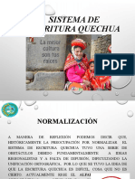 Sistema de Escritura Quechua