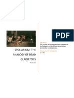 Spoliarium: The Analogy of Dead Gladiators