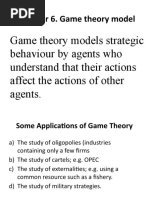 Chapter 6. Game Theory Model