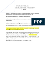 Evaluacion Unidad 2 Gnoseologia-Filosofia Del Conocimiento