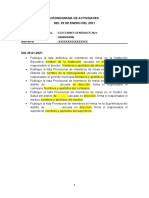 8.1 Cronograma de Actividades Huancane para Un Dia