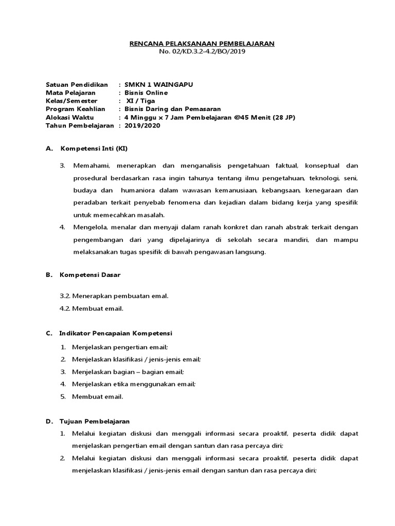 Pembuatan Email untuk Peserta Didik | PDF