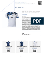 2 Camiseta Atalanta Blanco M/C