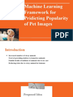 Machine Learning Framework For Pridicting Popularity of Pet Images