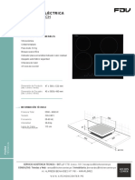 FT 11431 FDV Deluxe Encimera Vitro 4 Touch PE Vcons