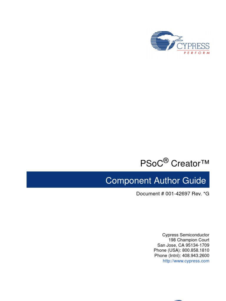 Component Author Guide | PDF | Application Programming Interface ...