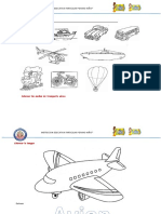 Hoja de Trabajo Los Medios de Transporte Aereo