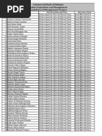 Commercial Bank of Ethiopia Talent Acquisition and Management Candidates of Management Trainee