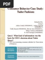 Consumer Behavior Case Study