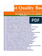 Best Quality SEO Backlinks For Success