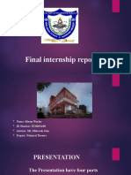 Final Internship Report