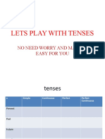 Lets Play With Tenses