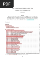 M♡F The Comprehensive L TEX Symbol List | PDF | Mathematics