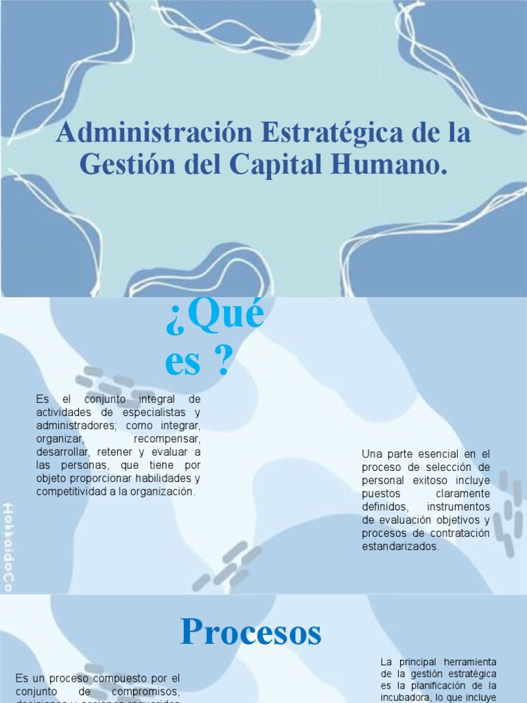 Administración Estratégica de La Gestión Del Capital Humano | PDF
