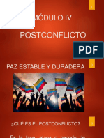 Modulo Iv Postconflicto