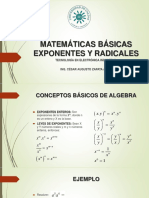 Unidad 2y3 Exponentes Radicales y Ecuaciones Desigualdades