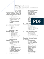 El Test de Psicología Emocional