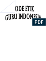 5 - Kode Etik Guru Di Indonesia